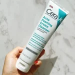 Cerave Acne Foaming Cream Cleanser With 4% Benzoyl Peroxide Acne Treatment
