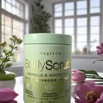 Livegreen Vanilla & White Tea With Mushroom Extract Body Scrub