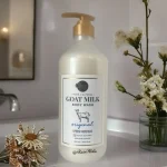 Showermate Goat Milk Body Wash Original Moisturizing & Soothing Baby Powder