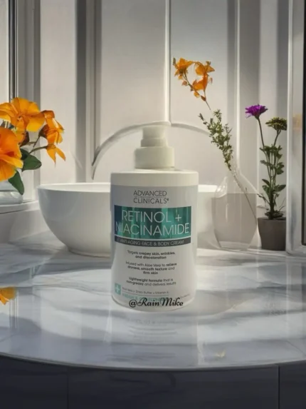 Advanced Clinicals Retinol + Niacinamide Anti-Aging Face & Body Cream