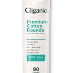 Cliganic Premium Cotton Rounds 90 Count