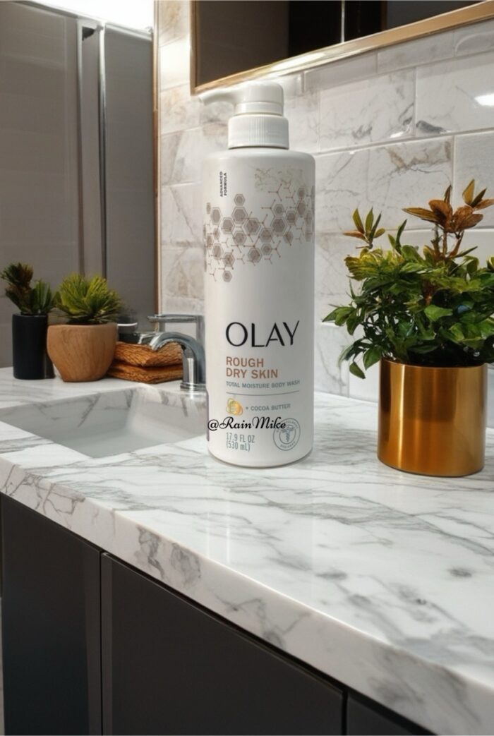 Olay Rough Dry Skin +Cocoa Butter Total Moisture Body Wash - Image 2