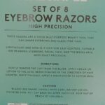 Real Simple Set Of 8 Eyebrow Razor