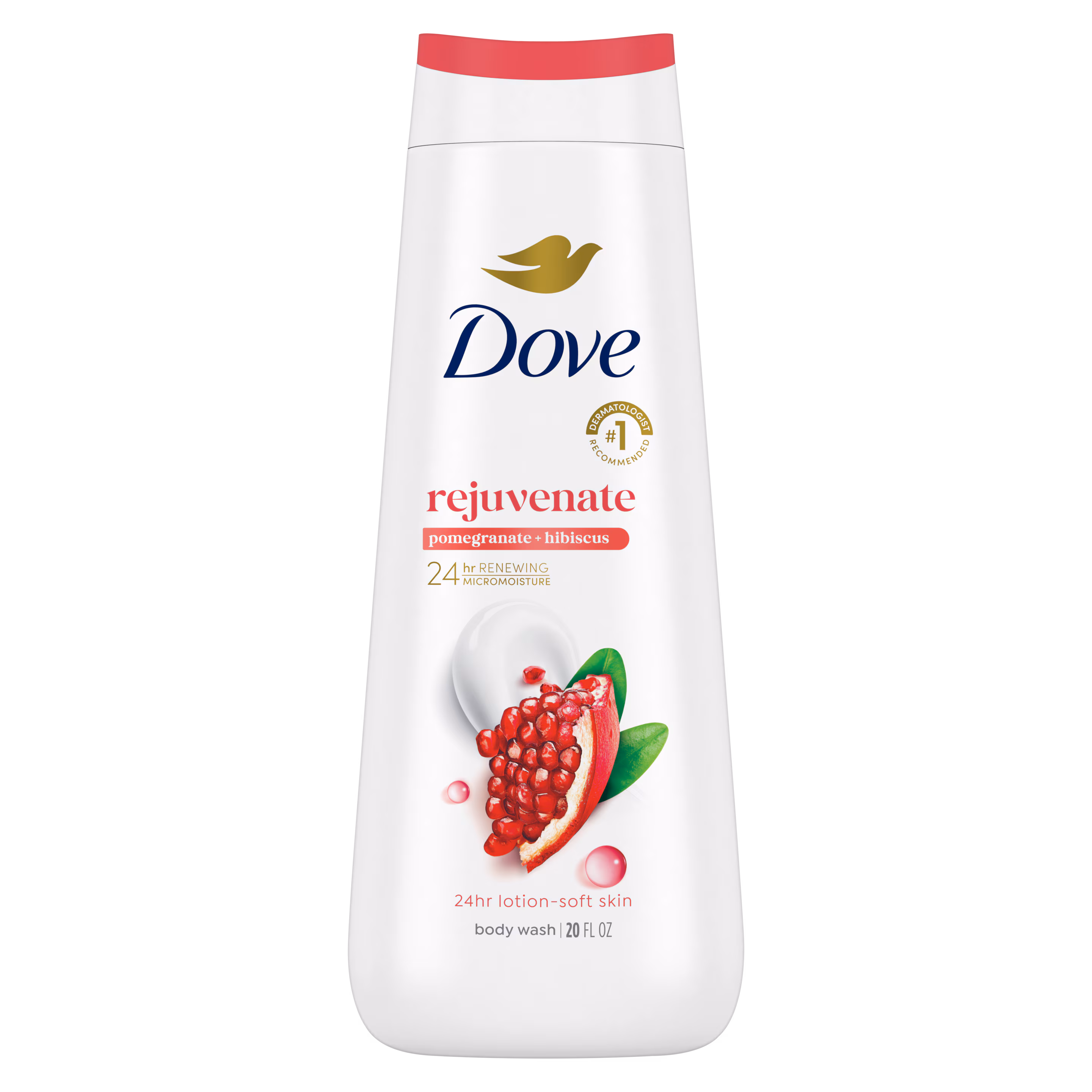 Dove rejuvenate pomegranate- hibiscus body wash