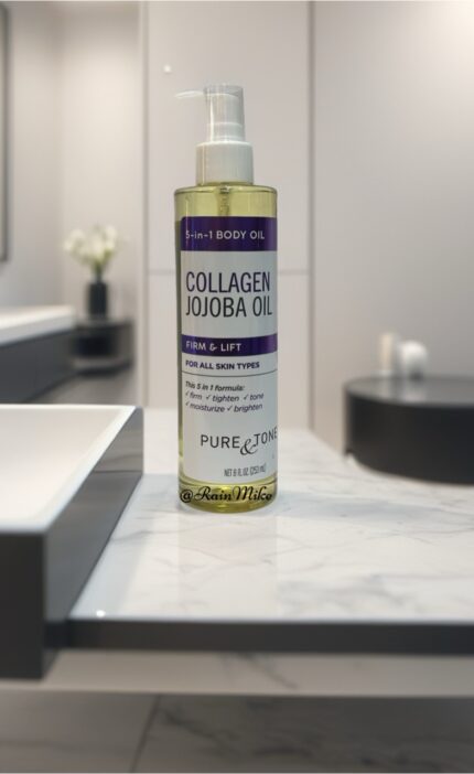Pure &Tone Collagen jojoba 5-in-1 body oil