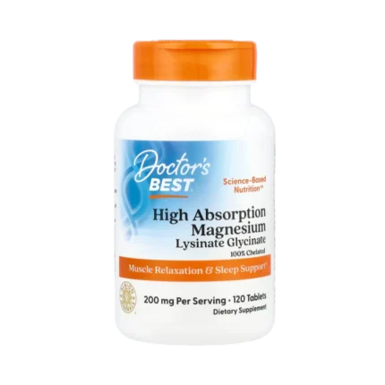 Doctor's Best High Absorption Magnesium Lysinate Glycinate