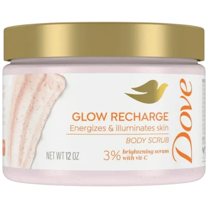 Dove Glow Recharge Energizes &illuminates skin body scrub