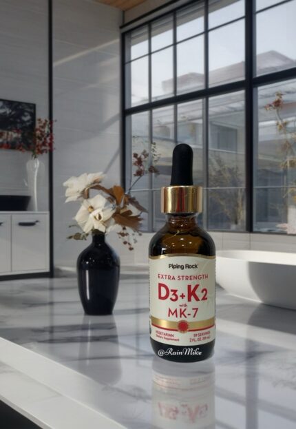 Piping Rock Extra Strength D3+K2 with MK-7