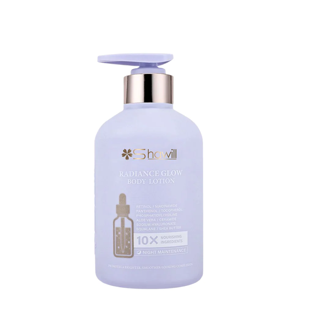 Shawill Radiance Glow Body Lotion with Rentinol,Niacinamide,Panthenol Night Lotion - Image 1