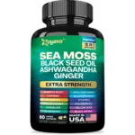 SEA MOSS BLACK SEED OIL ASHWAGANDHA GINGER CAPSULES