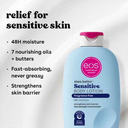 Eos Shea Better Sensitive Body Lotion Fragrance Free