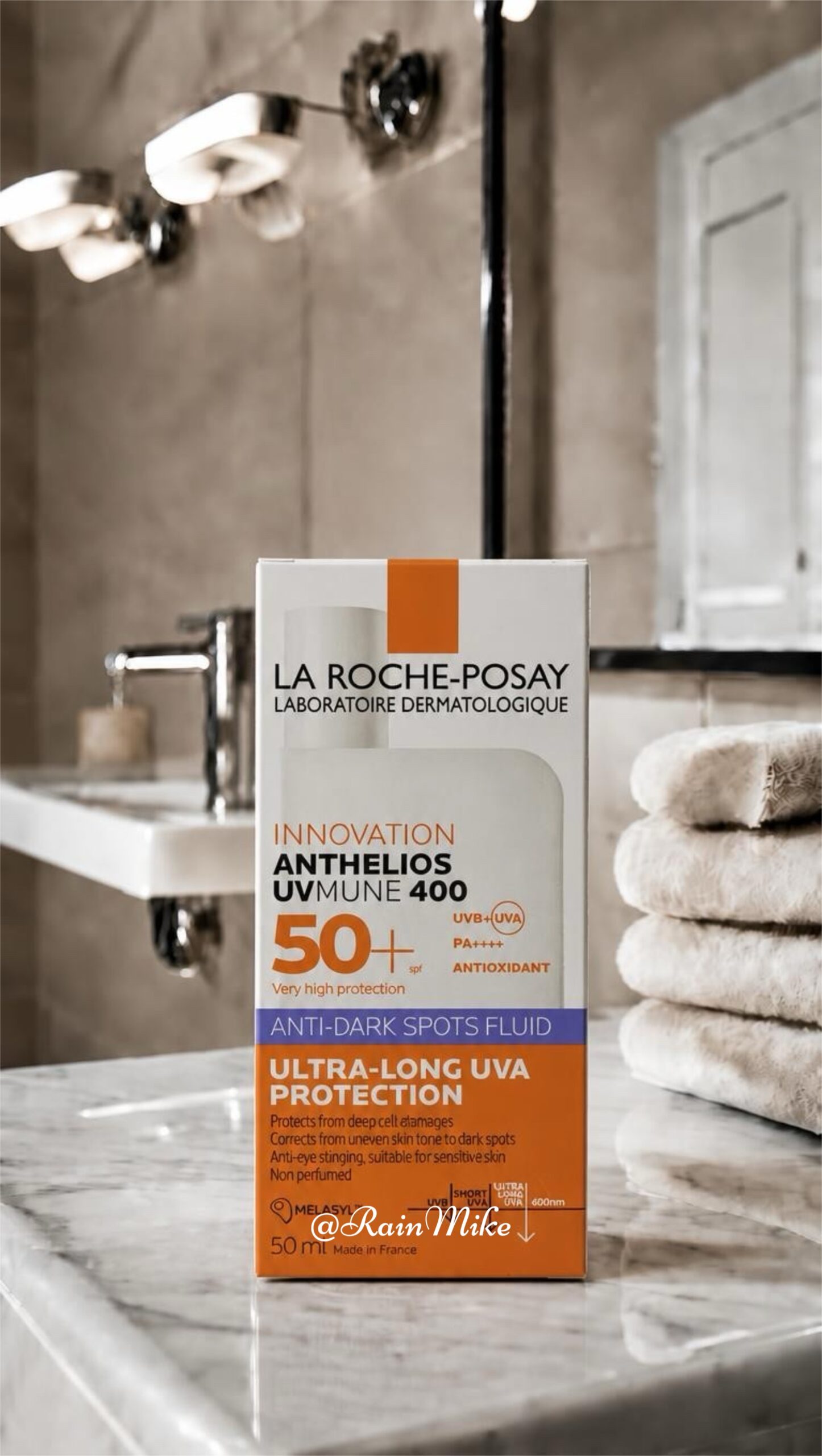 Bazaart_5A66CB5D-C44A-4E0B-B80B-77B8F6C7C99F La Roche-Posay Innovation Anthelios Uvmune 400 Anti-Dark Spots Fluid 50+ - Image 1