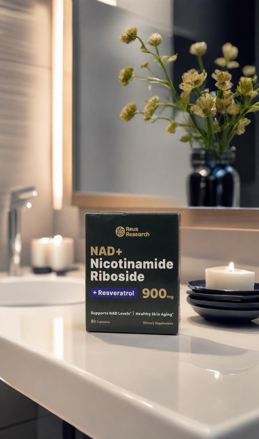 IMG_6425 Nad +Nicotinamide Riboside +Resveratrol 900 Dietary Supplement - Image 1