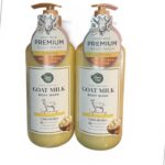 ShowerMate Goat Milk Softening with  Shea Butter & Almond Body Wash;