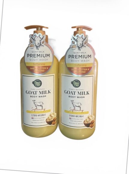 ShowerMate Goat Milk Softening with  Shea Butter & Almond Body Wash;
